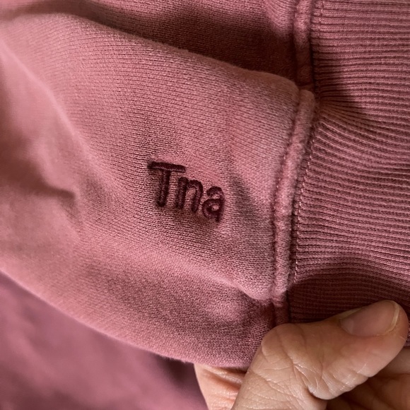 Cozy Boyfriend Fleece Crewneck TNA - Picture 3 of 5